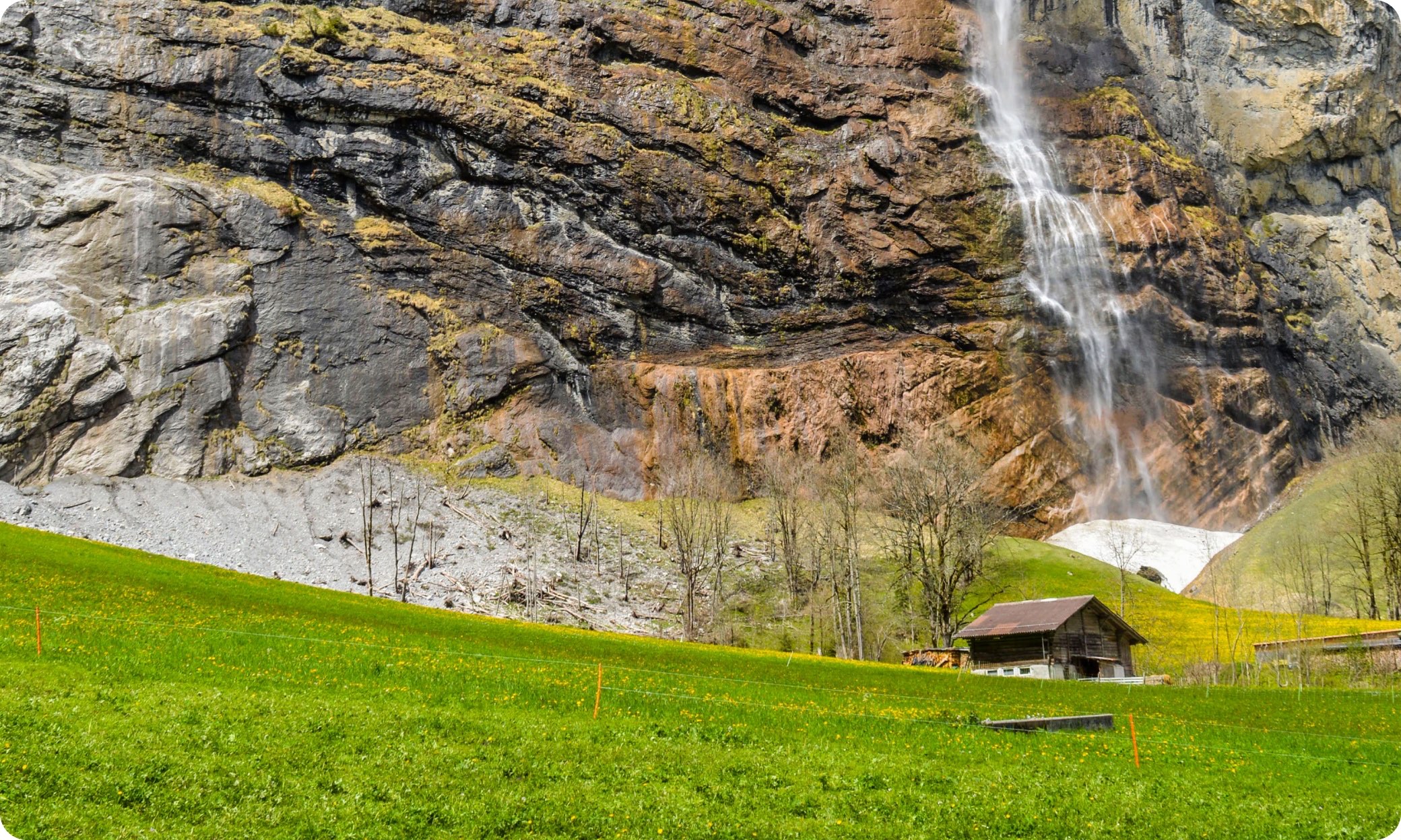 Lauterbrunnen, Switzerland — valley and waterfalls